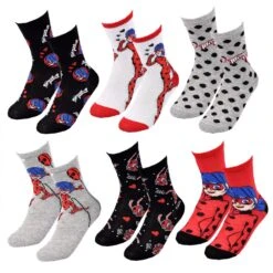 Miraculous Chaussettes Pack Fille LADY B -Kappa Magasin chaussettes pack fille lady b 6