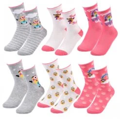 Chaussettes Pack Fille MOI MOCHE ET MECHANT -Kappa Magasin chaussettes pack fille moi moche et mechant 3