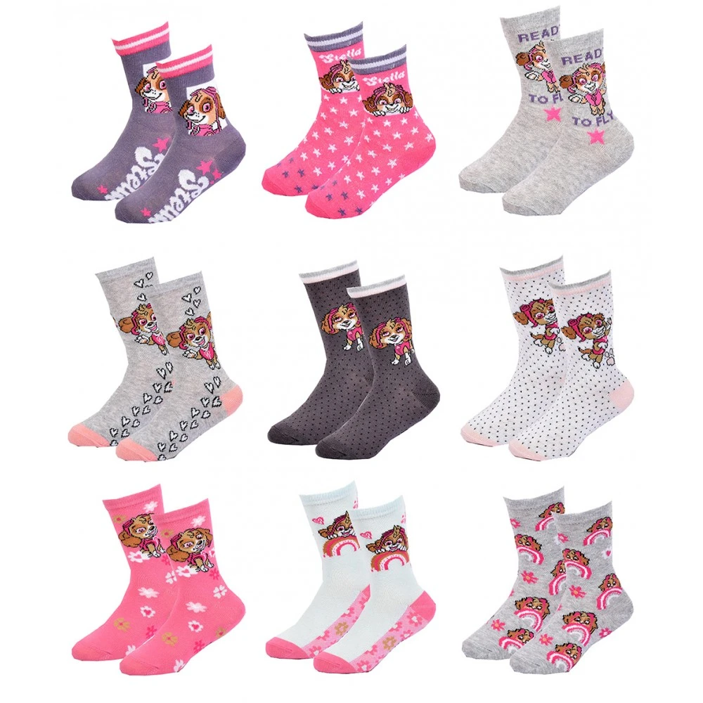 Chaussettes Pack Fille PAT PATROUILLE 3 Chaussettes Pack Fille PAT PATROUILLE