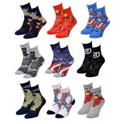 Marvel Chaussettes Pack Garçon AVENGERS