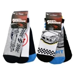 Chaussettes Pack Garçon FAST AND FURIOUS 18 Chaussettes Pack Garçon FAST AND FURIOUS -Kappa Magasin chaussettes pack garcon fast and furious 7