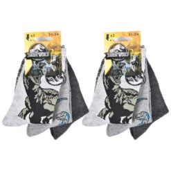 Jurassic World Chaussettes Pack Garçon JURAPARK -Kappa Magasin chaussettes pack garcon jurassic park 2