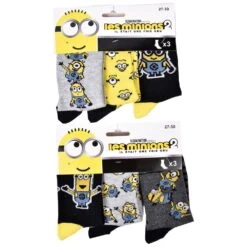 Chaussettes Pack Garçon MOI, MOCHE ET MECHANT 29 Chaussettes Pack Garçon MOI, MOCHE ET MECHANT -Kappa Magasin chaussettes pack garcon moi moche et mechant 12