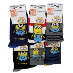 Chaussettes Pack Garçon MOI, MOCHE ET MECHANT 22 Chaussettes Pack Garçon MOI, MOCHE ET MECHANT -Kappa Magasin chaussettes pack garcon moi moche et mechant 5