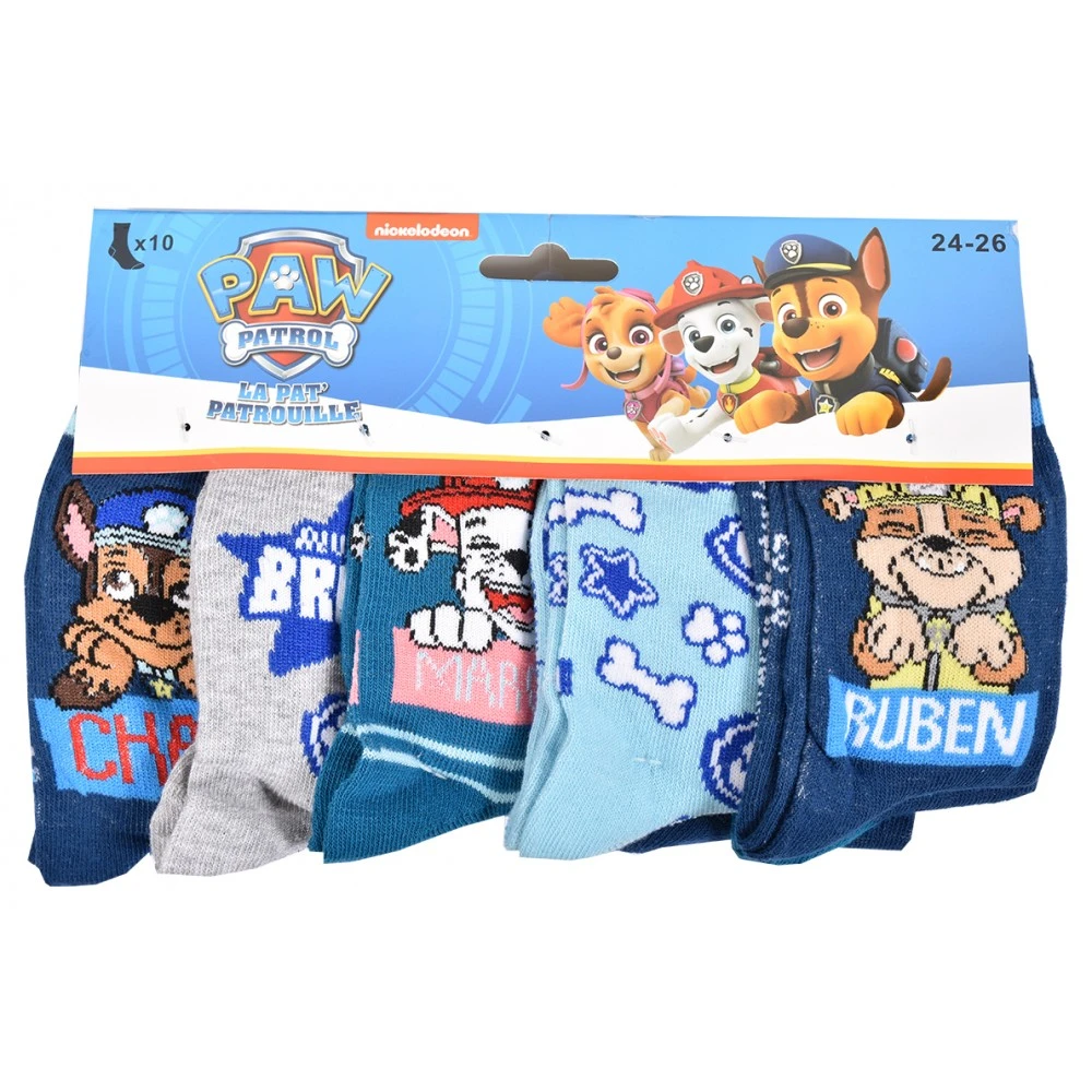 Chaussettes Pack Garçon PAT PATROUILLE 12 Chaussettes Pack Garçon PAT PATROUILLE – Image 10