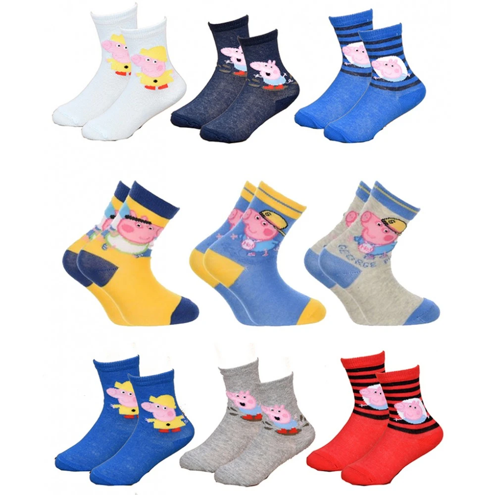 Chaussettes Pack Garçon PEPPA PIG 3 Chaussettes Pack Garçon PEPPA PIG