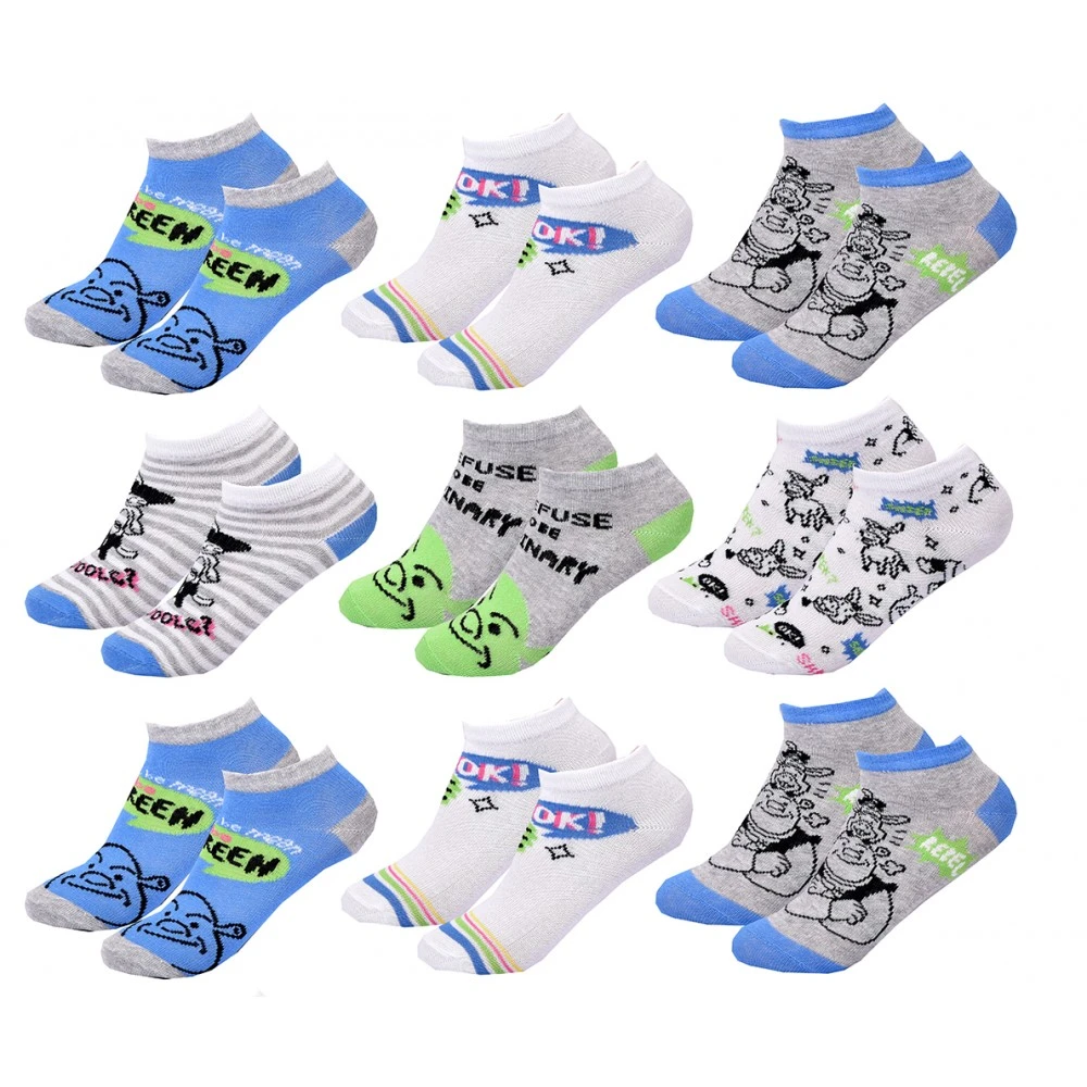 Chaussettes Pack Garçon SHREK 4 Chaussettes Pack Garçon SHREK – Image 2