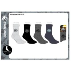 Jurassic World Chaussettes Pack HOMME JURASSIC -Kappa Magasin chaussettes pack homme jurassic 8