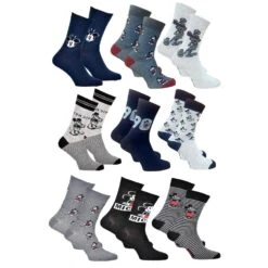 Mickey Mouse Chaussettes Pack HOMME MICKEY
