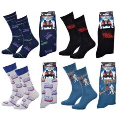 Chaussettes Pack HOMME RETOUR VERS LE FUTUR -Kappa Magasin chaussettes pack homme retour vers le futur 6