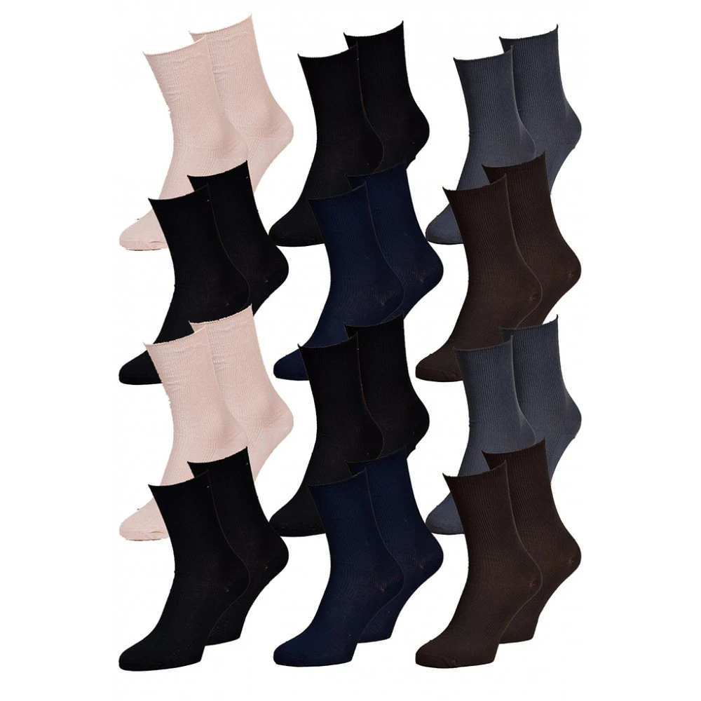 Chaussettes Sans élastique Homme Spécial Jambes Sensibles 8 Chaussettes Sans élastique Homme Spécial Jambes Sensibles – Image 6