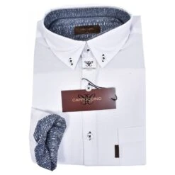 Chemise CAPPUCCINO ITALIA Manches Longues Pour Homme -Kappa Magasin chemise cappuccino italia manches longues pour homme 4