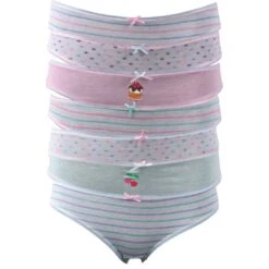 Culottes Enfant Fille Multicolores Lot De 7