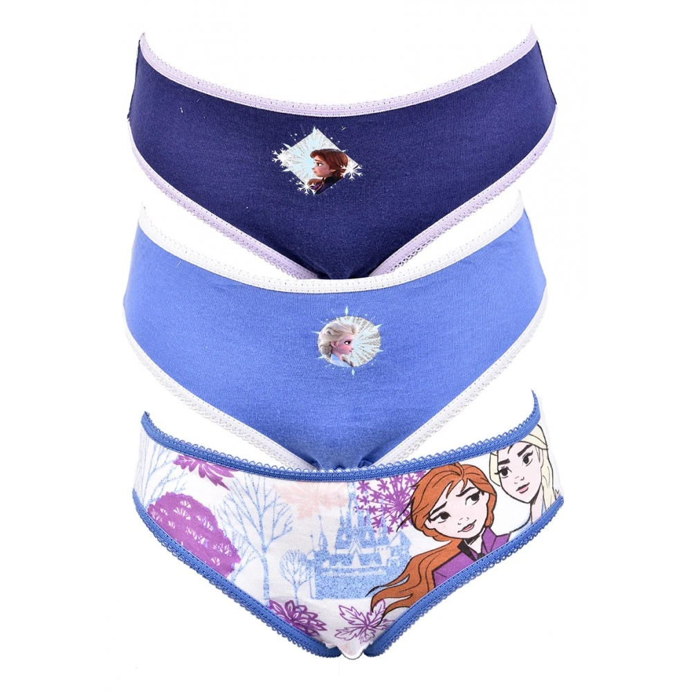 Culottes Enfant Licence LA REINE DES NEIGES En Coton 3 Culottes Enfant Licence LA REINE DES NEIGES En Coton