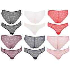 Culottes Femme INFINITIF Avec Dentelle -Kappa Magasin culottes femme infinitif avec dentelle 13