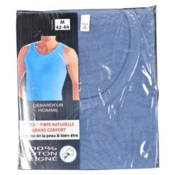 Débardeur Homme Fibre Naturelle Grand Confort -Kappa Magasin debardeur homme fibre naturelle grand confort 2