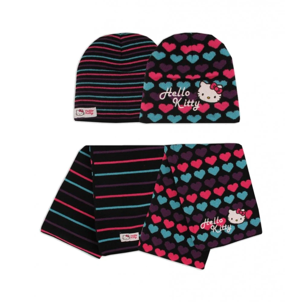 Ensemble Bonnet Et Echarpe Hello Kitty 5 Ensemble Bonnet Et Echarpe Hello Kitty – Image 3