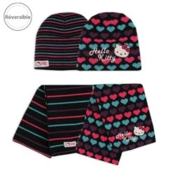 Ensemble Bonnet Et Echarpe Hello Kitty 9 Ensemble Bonnet Et Echarpe Hello Kitty -Kappa Magasin ensemble bonnet et echarpe hello kitty 1 3