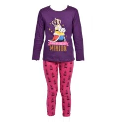 Pyjama Fille Licence : Minnie, Looney Tunes, Minions, Peppa Pig En Coton Ultra Confort