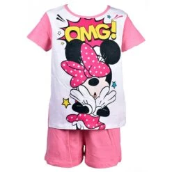 Pyjama Fille Licence : Minnie, Looney Tunes, Minions, Peppa Pig En Coton Ultra Confort -Kappa Magasin ensemble de pyjama fille licence disney minnie looney tunes minions peppa pig en coton ultra confort 5