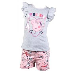 Pyjama Fille Licence : Minnie, Looney Tunes, Minions, Peppa Pig En Coton Ultra Confort -Kappa Magasin ensemble de pyjama fille licence disney minnie looney tunes minions peppa pig en coton ultra confort 9