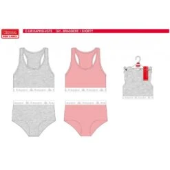 Ensemble Lingerie Fille KAPPA Lot De 2 -Kappa Magasin ensemble lingerie fille kappa lot de 2 4
