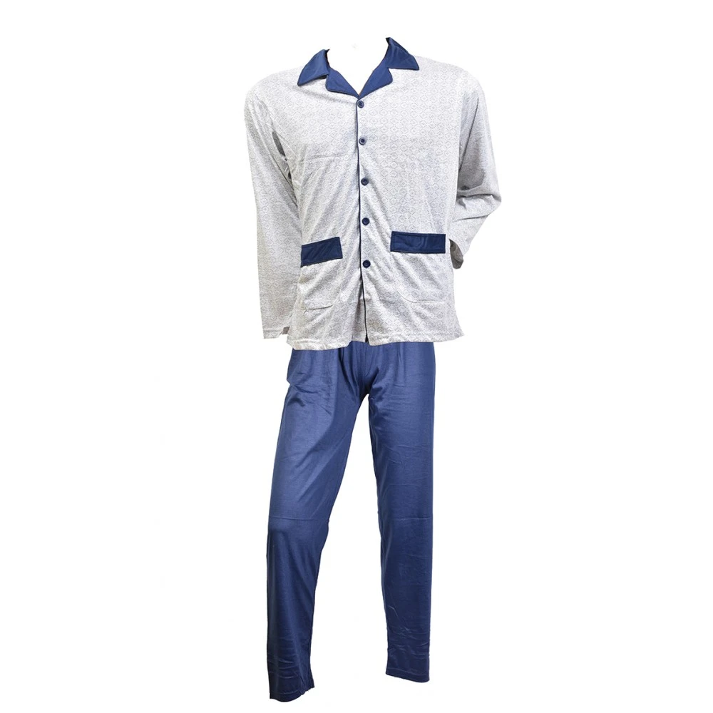 Ensemble Pyjama Homme Boutonné Chaleur Et Confort 4 Ensemble Pyjama Homme Boutonné Chaleur Et Confort – Image 2
