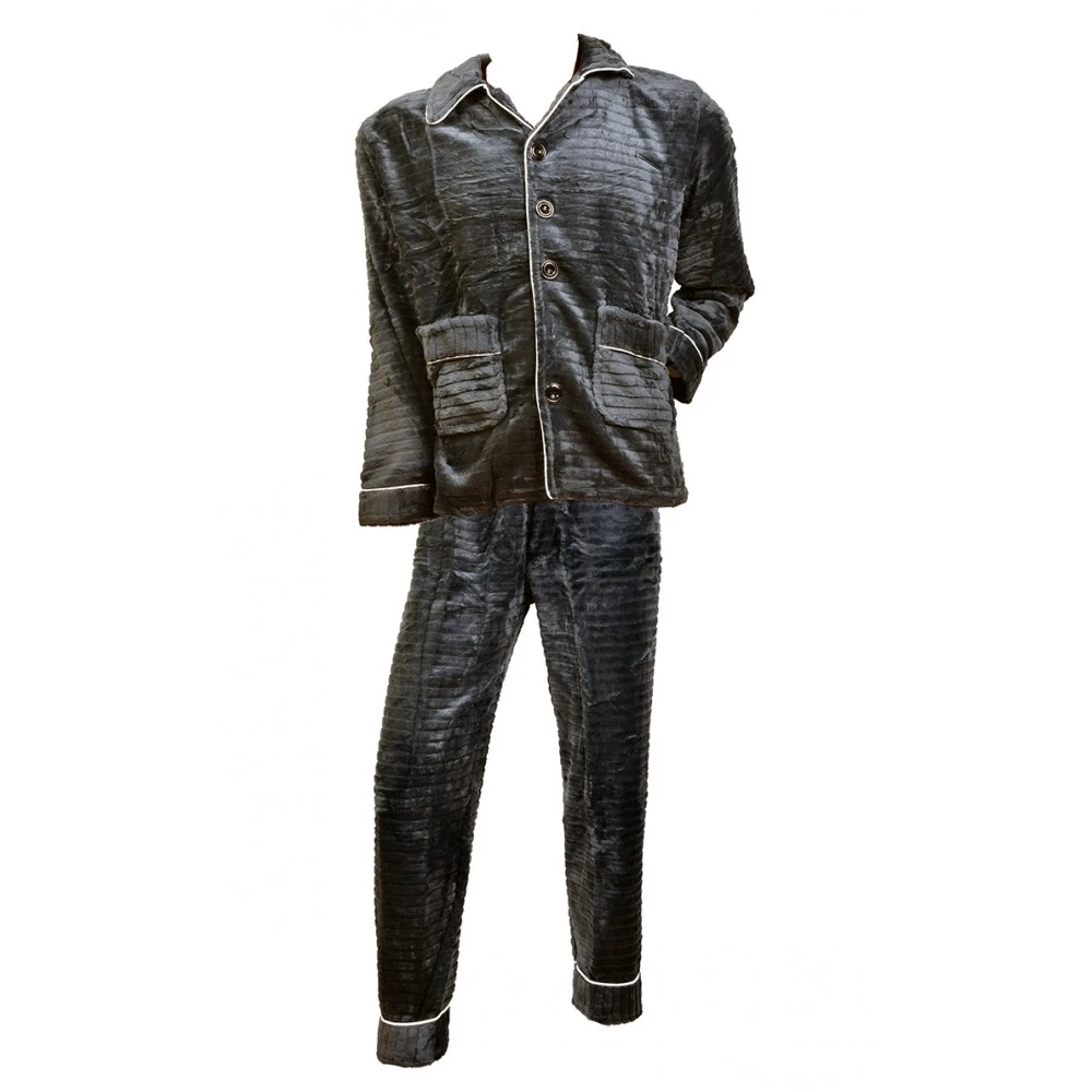 Ensemble Pyjama Homme Boutonné Chaleur Et Confort 14 Ensemble Pyjama Homme Boutonné Chaleur Et Confort – Image 12