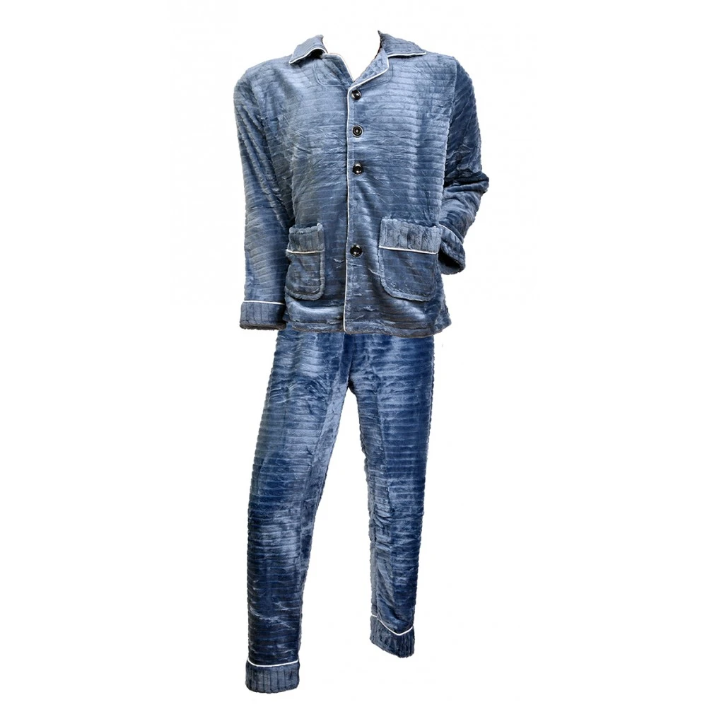 Ensemble Pyjama Homme Boutonné Chaleur Et Confort 21 Ensemble Pyjama Homme Boutonné Chaleur Et Confort – Image 19