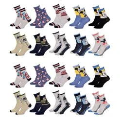 Pack De Chaussettes Enfants Licence Fantaisies-Assortiment Modèles Photos Selon Arrivages-
