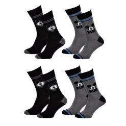 Pack De Chaussettes Adulte Licence Fantaisies-Assortiment Modèles Photos Selon Arrivages- -Kappa Magasin pack de chaussettes licence cartoon fantaisies assortiment modeles photos selon arrivages 1 4