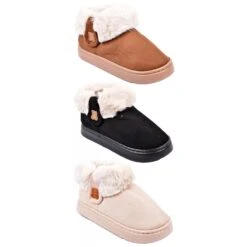 PANTOUFLE Bottine Intérieure Femme Fourrée -Kappa Magasin pantoufle bottine interieure femme fourree 13