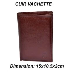Portefeuille, Porte Monnaie ELEPHANT D'OR - 100% Cuir De Vachette- -Kappa Magasin portefeuille porte monnaie elephant d or 100 cuir de vachette 1 1