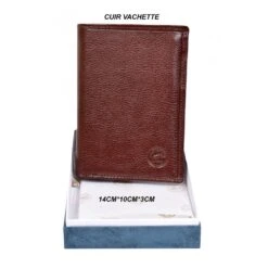 Portefeuille, Porte Monnaie ELEPHANT D'OR - 100% Cuir De Vachette- -Kappa Magasin portefeuille porte monnaie elephant d or 100 cuir de vachette 1 11