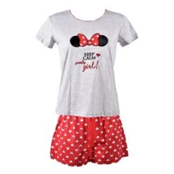 Pyjama Court Femme HUMORISTIQUE En Coton -Kappa Magasin pyjama court femme humoristique en coton 4