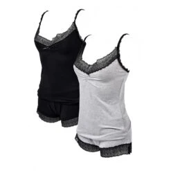 Pyjama Court Femme TWINDAY En Coton