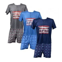 Pyjama Court Homme SARA HOMEWEAR -Kappa Magasin pyjama court homme sara homewear 10