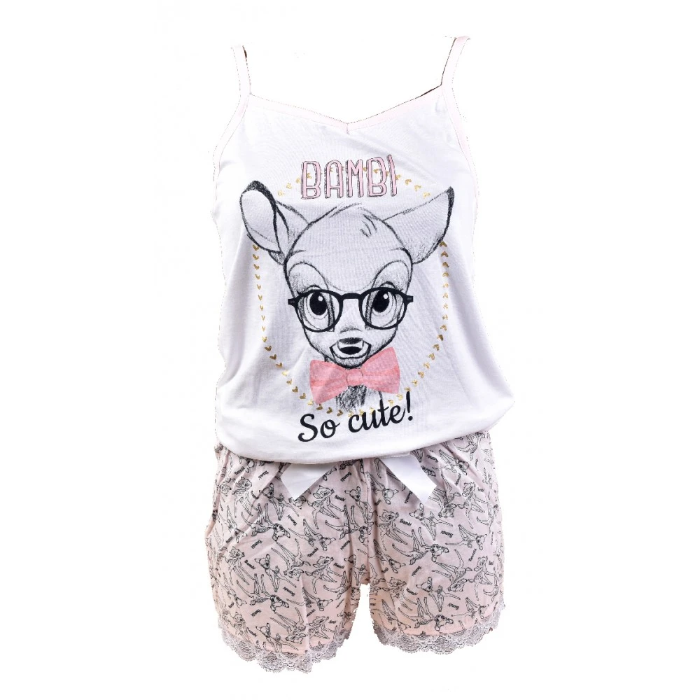 Disney Pyjama Femme BAMBI En Coton -Chaleur,Douceur Et Confort- 5 Disney Pyjama Femme BAMBI En Coton -Chaleur,Douceur Et Confort- – Image 3