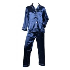 Pyjama Femme Long Boutonné Satin -Kappa Magasin pyjama femme long boutonne satin 2