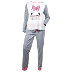 Pyjama Femme Long Fantaisie Doublé Polaire TRESS 7 Pyjama Femme Long Fantaisie Doublé Polaire TRESS -Kappa Magasin pyjama femme long fantaisie double polaire stress 2