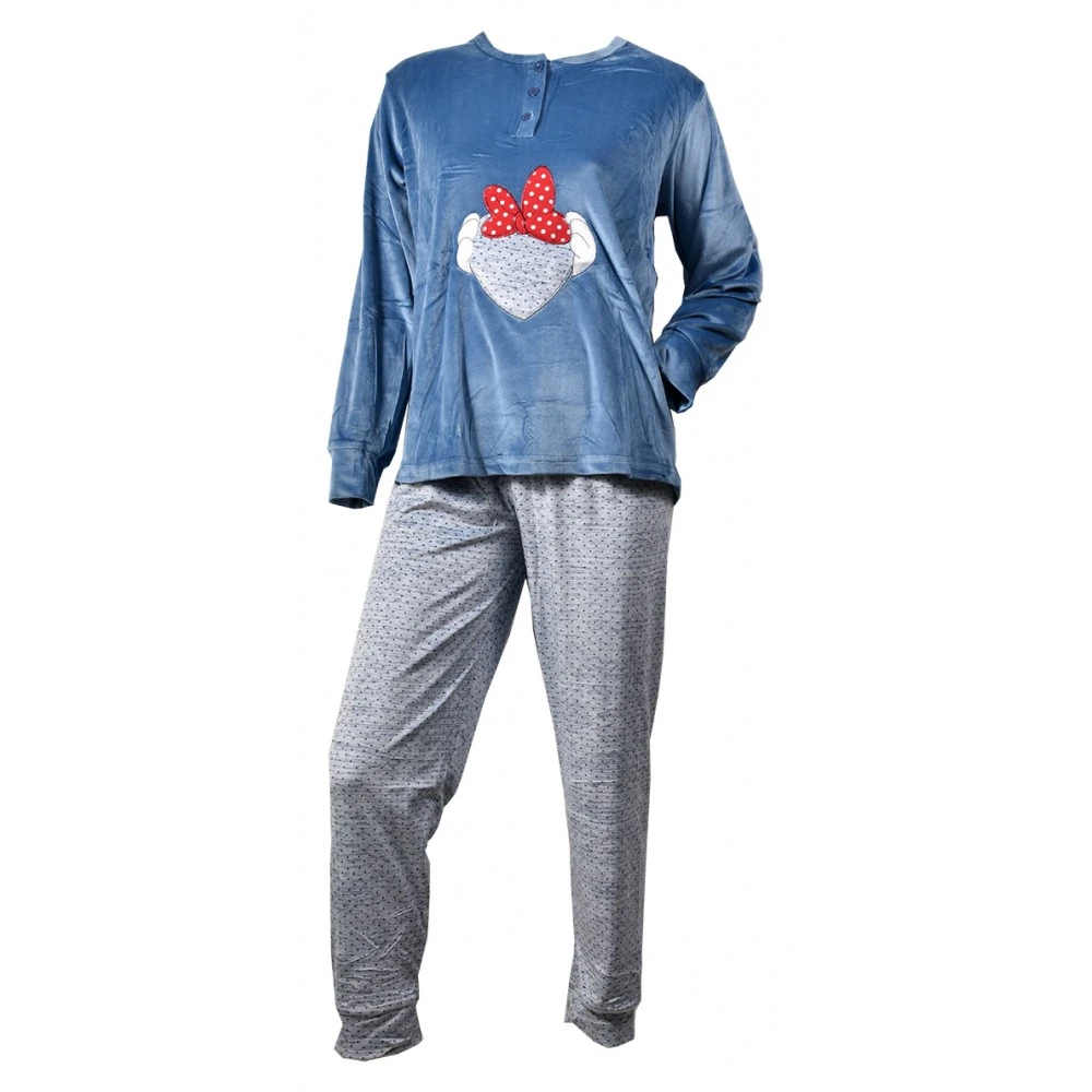 Pyjama Femme Long Soft Touch Polaire 4 Pyjama Femme Long Soft Touch Polaire – Image 2