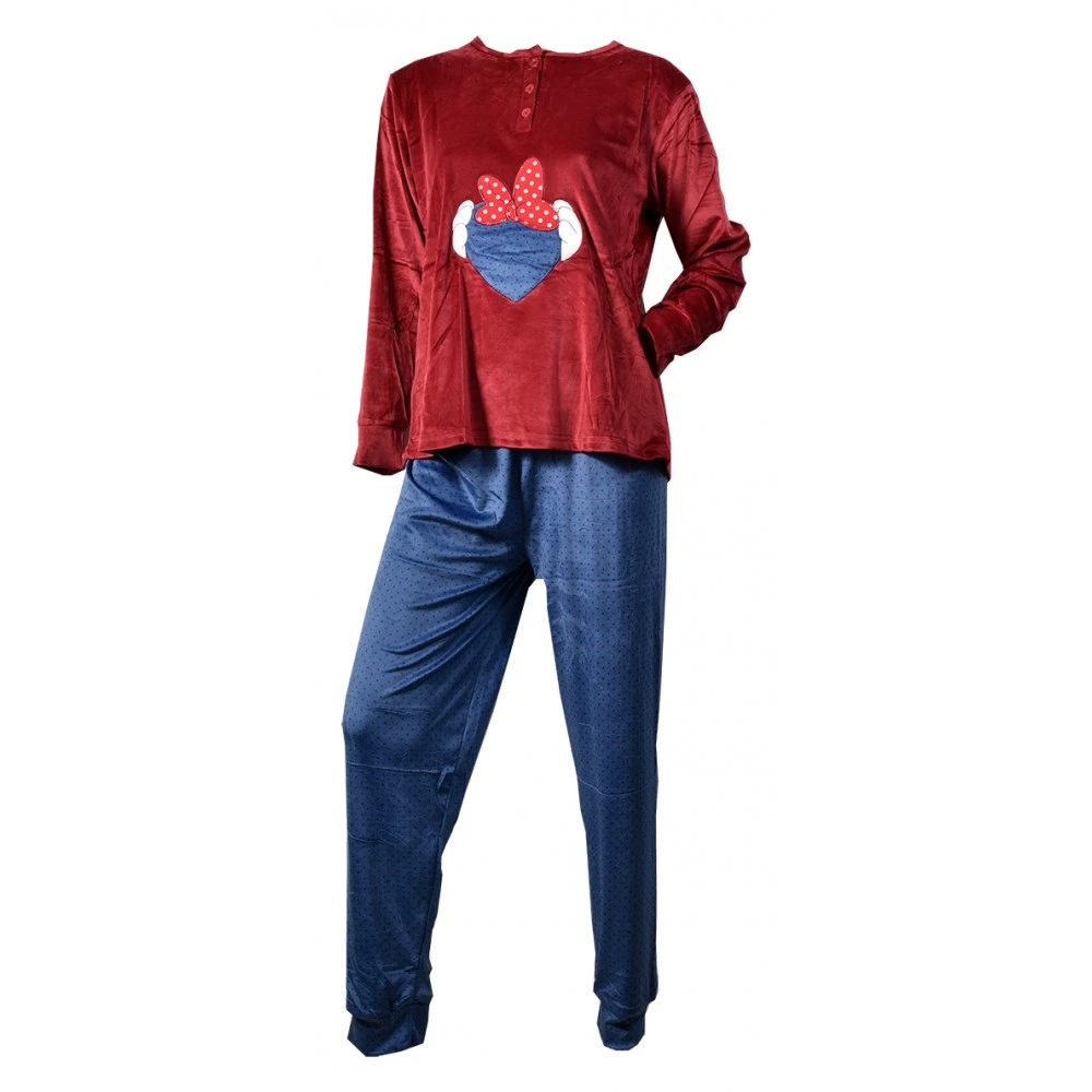 Pyjama Femme Long Soft Touch Polaire 6 Pyjama Femme Long Soft Touch Polaire – Image 4