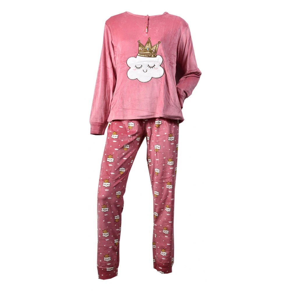 Pyjama Femme Long Cocooning Polaire 6 Pyjama Femme Long Cocooning Polaire – Image 4