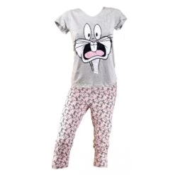 Pyjama Femme LOONEY TUNES En Coton -Chaleur,Douceur Et Confort-