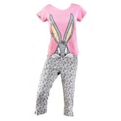 Pyjama Femme LOONEY TUNES En Coton -Chaleur,Douceur Et Confort- -Kappa Magasin pyjama femme looney tunes en coton chaleurdouceur et confort 1 2