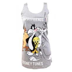 Pyjama Femme LOONEY TUNES En Coton -Chaleur,Douceur Et Confort- -Kappa Magasin pyjama femme looney tunes en coton chaleurdouceur et confort 1 5
