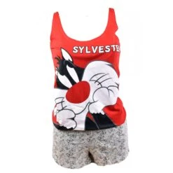 Pyjama Femme LOONEY TUNES En Coton -Chaleur,Douceur Et Confort- -Kappa Magasin pyjama femme looney tunes en coton chaleurdouceur et confort 1 7