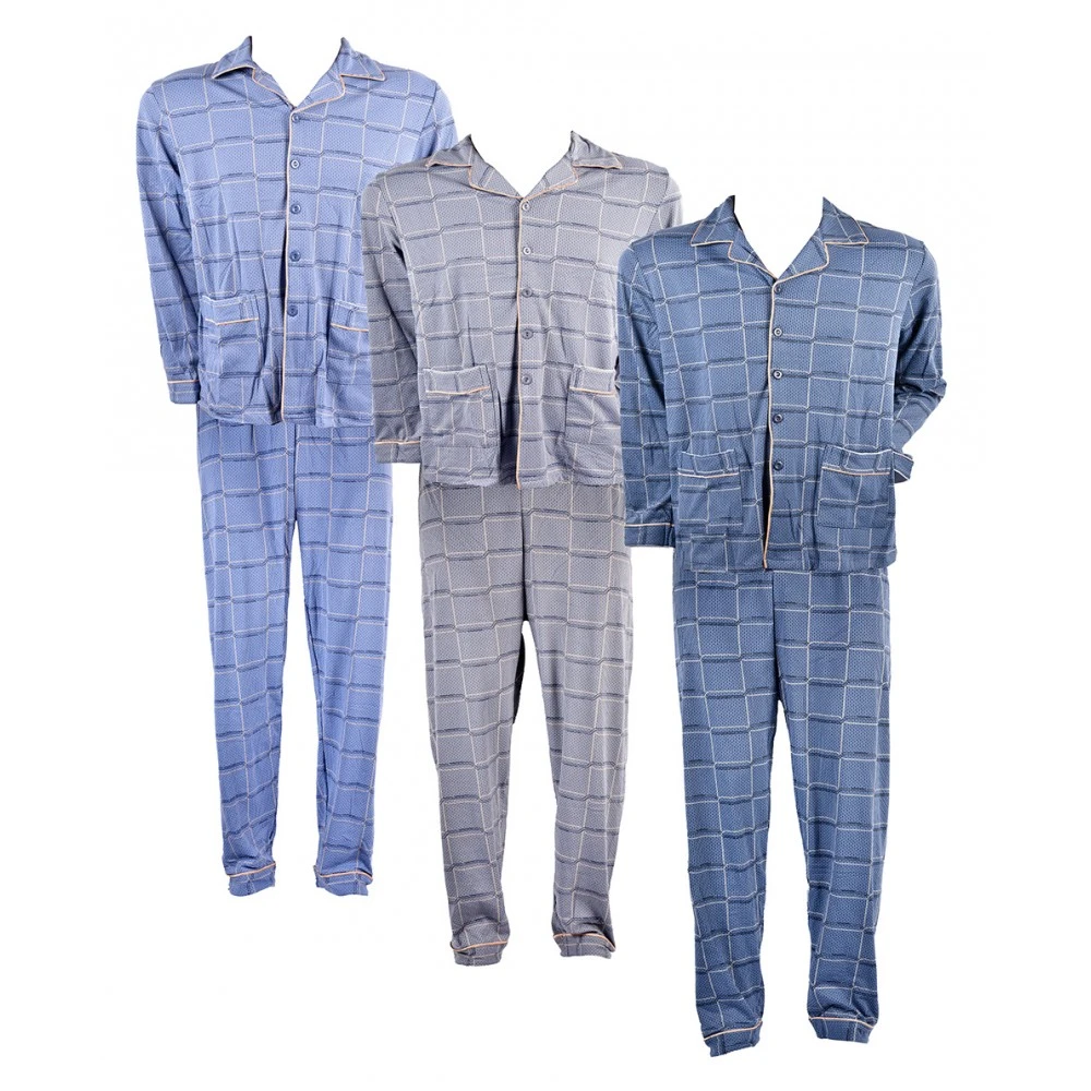 Pyjama OUVERT BOUTONNE ECO 3 Pyjama OUVERT BOUTONNE ECO