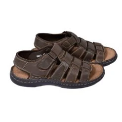 Sandales Homme CUIR PREMIUM- Chaussure D'été Qualité Et Confort - -Kappa Magasin sandales homme cuir premium chaussure d ete qualite et confort 1 3