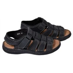 Sandales Homme CUIR PREMIUM- Chaussure D'été Qualité Et Confort - -Kappa Magasin sandales homme cuir premium chaussure d ete qualite et confort 1 6